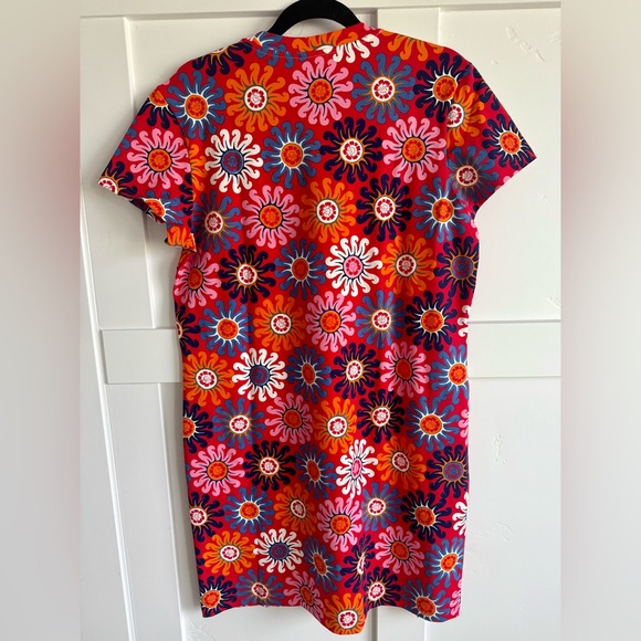 NWOT Adidas x Farm Rio Floral Patterned Dress with Stripes Size XL - Picture 3 of 8